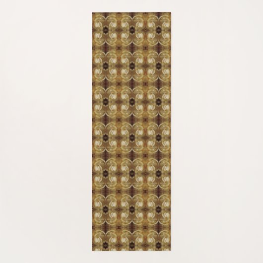 Dumpling Rose Ikat Fog Yogamatte (Rückseite)