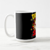 Dumpling Squad Retro-Comic-Pop-Art-Foodie-Dim-Sum Kaffeetasse (Links)