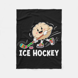 Dumplings spielen Eishockey-Chopstick-Wrap-Küche S Fleecedecke