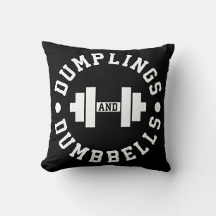Dumplings und Dumbells - Kuscheln - Funny Novelty Kissen