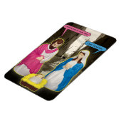 Dumpster Baby Jesus Christmas Magnet (Linke Seite)