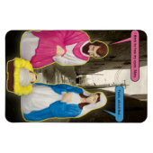 Dumpster Baby Jesus Christmas Magnet (Horizontal)