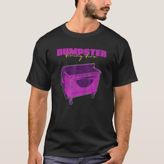 Dumpster Diva Garage Shopper Thrifty Diva 1 T-Shirt (Vorderseite)