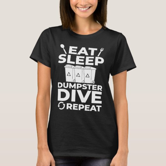Dumpster Diving Garbage Picker Tools Diver T-Shirt (Vorderseite)