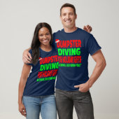 Dumpster Diving Weihnachts-Weihnachtsmannmütze T-Shirt (Unisex)