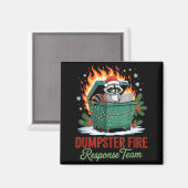 Dumpster Fire Resnse Team Leader Christmas  Magnet (Vorderseite/Rückseite)