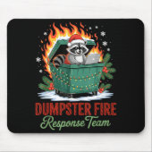 Dumpster Fire Resnse Team Leader Christmas  Mousepad (Vorne)