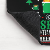 Dumpster Fire Resnse Team Leader Christmas Ugly Sw Mousepad (Ecke)