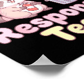 Dumpster Fire Resnse Team Raccoon Kawaii  Poster (Ecke)