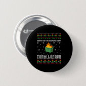Dumpster Fire Resnse Team Ugly Christmas Sweaters Button (Vorne & Hinten)