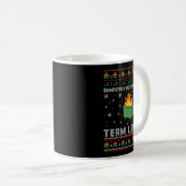 Dumpster Fire Resnse Team Ugly Christmas Sweaters  Kaffeetasse (VorderseiteRechts)