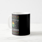 Dumpster Fire Resnse Team Ugly Christmas Sweaters  Kaffeetasse (Vorderseite Links)