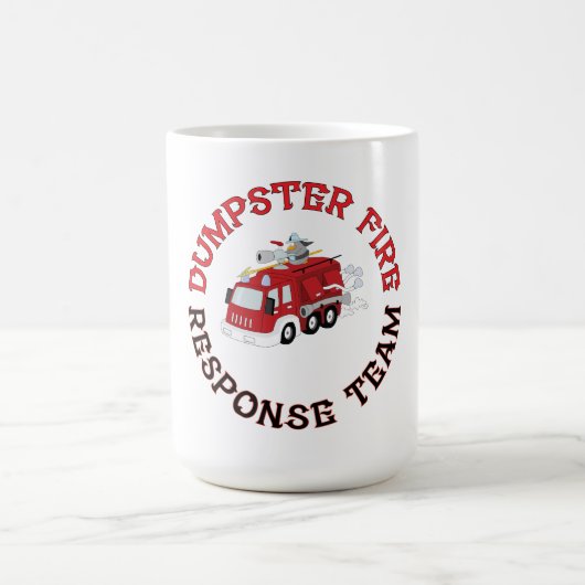 Dumpster Fire Response Team Kaffeetasse (Mittel)