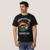 Dumpster Fire Response Team l Meme Raccoon Team T-Shirt (Vorne ganz)