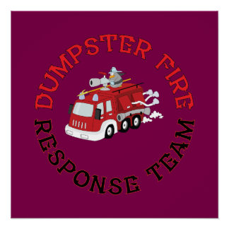 Dumpster Fire Response Team Poster