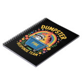 Dumpster Fire Response Team Sarcasm Meme Funny  Notizblock (Linke Seite)