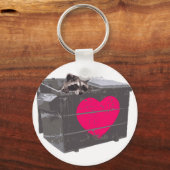 Dumpster-Liebe Schlüsselanhänger (Vorderseite)