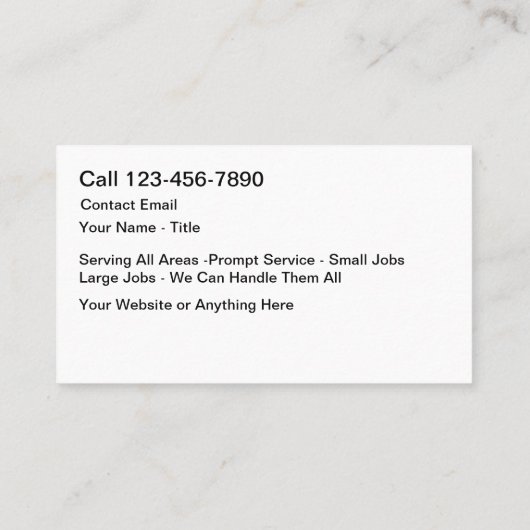 Dumpster Rental Hauttruck Moderne Visitenkarte (Rückseite)