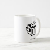 Dumpster-Tasse Kaffeetasse (VorderseiteRechts)