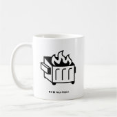 Dumpster-Tasse Kaffeetasse (Links)
