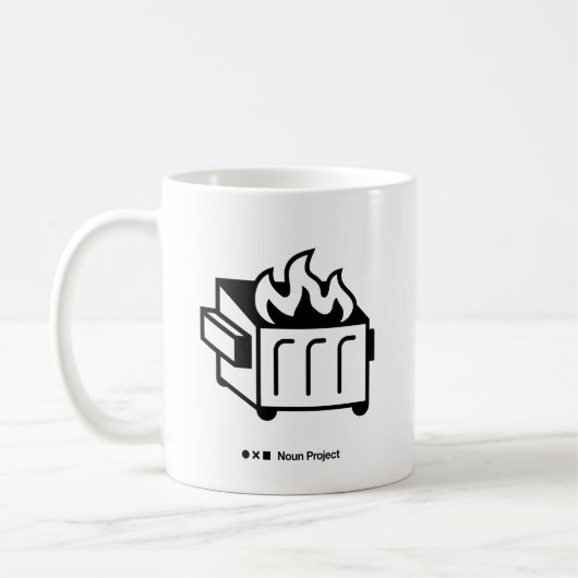 Dumpster-Tasse Kaffeetasse (Links)