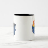 Dumpster-Tasse Zweifarbige Tasse (Mittel)