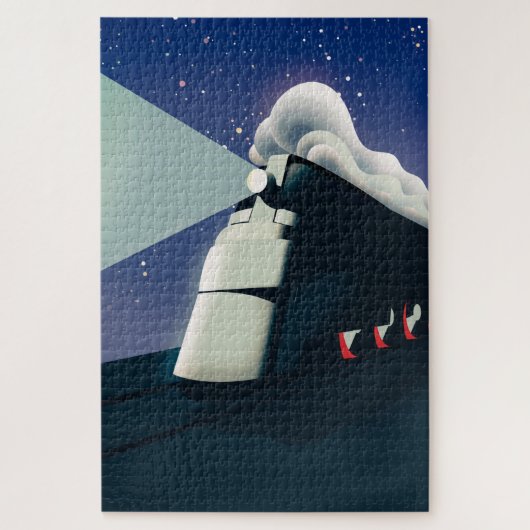 Dumpton Gap Broadstairs Kent Badeposter Jigsaw Puzzle (Vertikal)