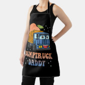 Dumptruck Daddy Retro Groovy Vater Day Constructi Schürze (InSitu)