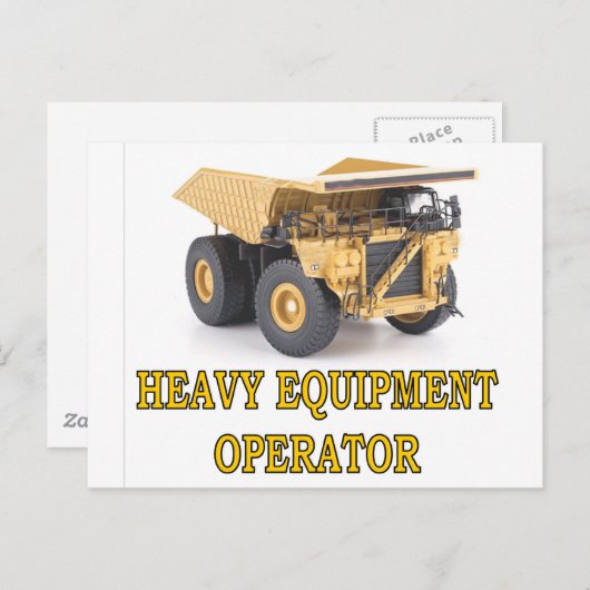 DUMPTRUCK POSTKARTE (Vorne/Hinten)