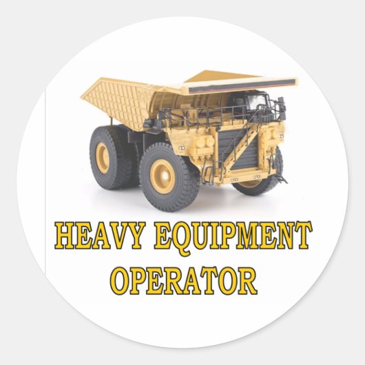 DUMPTRUCK RUNDER AUFKLEBER (Vorderseite)