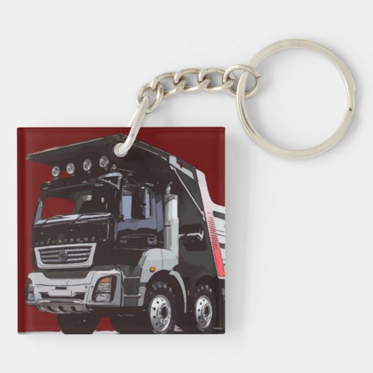 DUMPTRUCK SCHLÜSSELANHÄNGER (Rückseite)