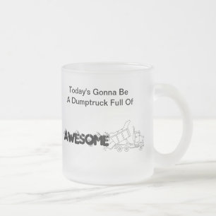 Dumptruck voll von fantastischem mattglastasse