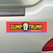 DumpTrump Autoaufkleber (Auf Auto)