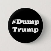 #DumpTrump (das Wort ändern) Button (Vorderseite)