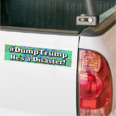 #DumpTrump Er ist eine Katastrophe! Autoaufkleber (Auf Lkw)