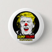 DumpTrump Knopf Button (Vorderseite)