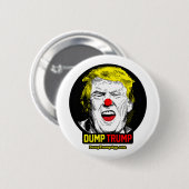 DumpTrump Knopf Button (Vorne & Hinten)