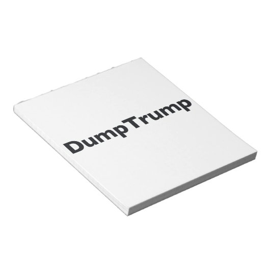 DumpTrump Notizblock (angewinkelt)