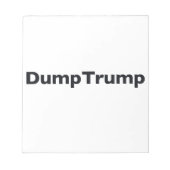 DumpTrump Notizblock (Vorderseite)