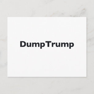 DumpTrump Postkarte