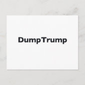 DumpTrump Postkarte (Vorderseite)