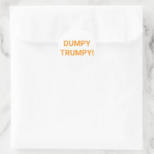 DUMPY TRUMPY Comic Splash-Art Hankamer Artjunkhaus Runder Aufkleber (Tasche)