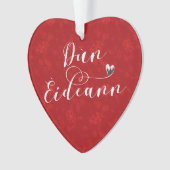 Dùn Èideann Flag Herz, Edinburgh Ornament (Vorderseite)