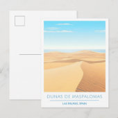 Dunas de Maspalomas Las Palmas Spanien Postkarte (Vorne/Hinten)