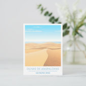 Dunas de Maspalomas Las Palmas Spanien Postkarte (Stehend Vorderseite)