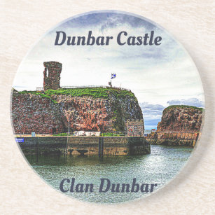 Dunbar Castle - Clan Dunbar Getränkeuntersetzer