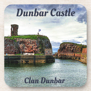 Dunbar Castle - Clan Dunbar Getränkeuntersetzer