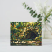 Dunbar Cave State Park USA Postkarte (Stehend Vorderseite)