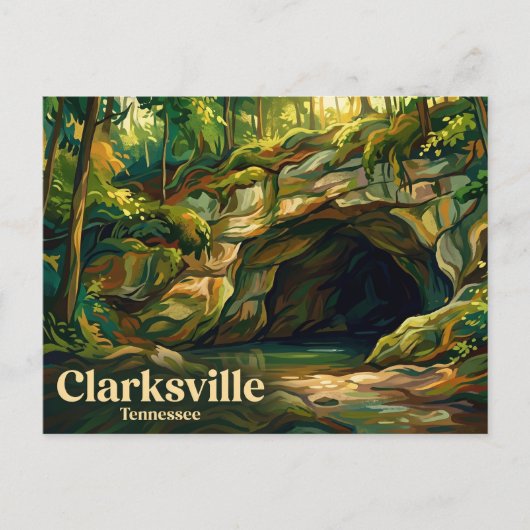 Dunbar Cave State Park USA Postkarte (Vorderseite)