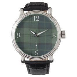 Dunbar Clan Scottish Highlands Tartan Watch Armbanduhr